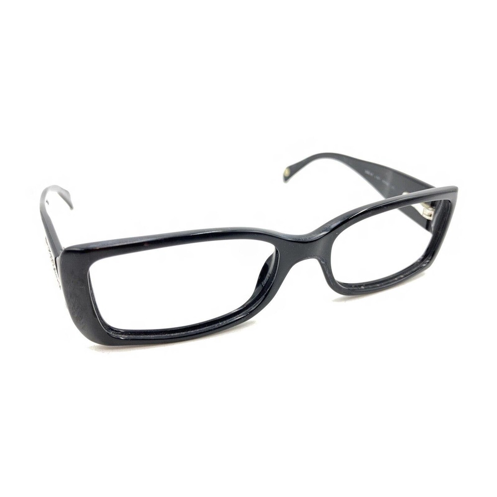 Chanel 3083-B 501 Black Rectangle Eyeglasses Frames 52-16 135 Italy Designer